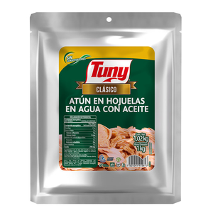 ATUN EN ACEITE POUCH 1.02 KG TUNY ATUN EN ACEITE POUCH 1.02 KG TUNY