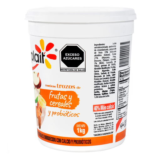 YOGHURT BATIDO FRUTAS CEREALES 1 KG YPT